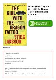 The Girl With The Dragon Tattoo Stieg Larsson Pdf
